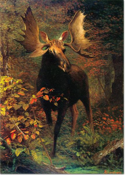 Albert Bierstadt In the Forest Norge oil painting art